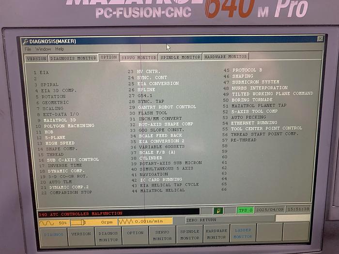 Used 2003 Mazak Integrex e-650H/4000U with 10.24" Big Bore