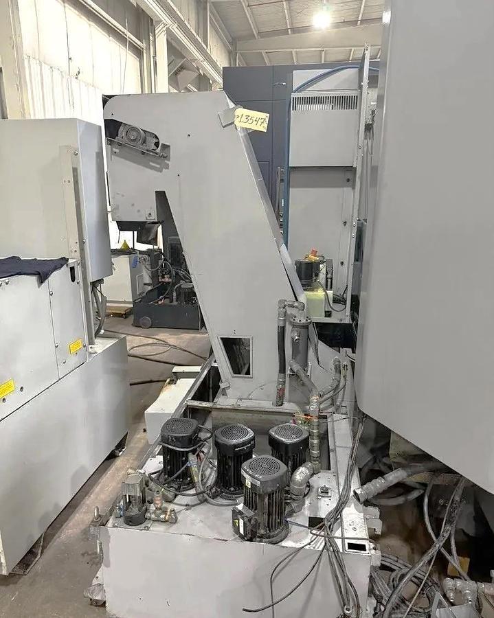 Used 2012 Mori Seiki NHX4000 with 1 Degree Pallet Index, CTS, 12,000 RPM, CAT40, 40 Station Tool Changer, Hyd. Fixturing, Cool Blaster Coolant