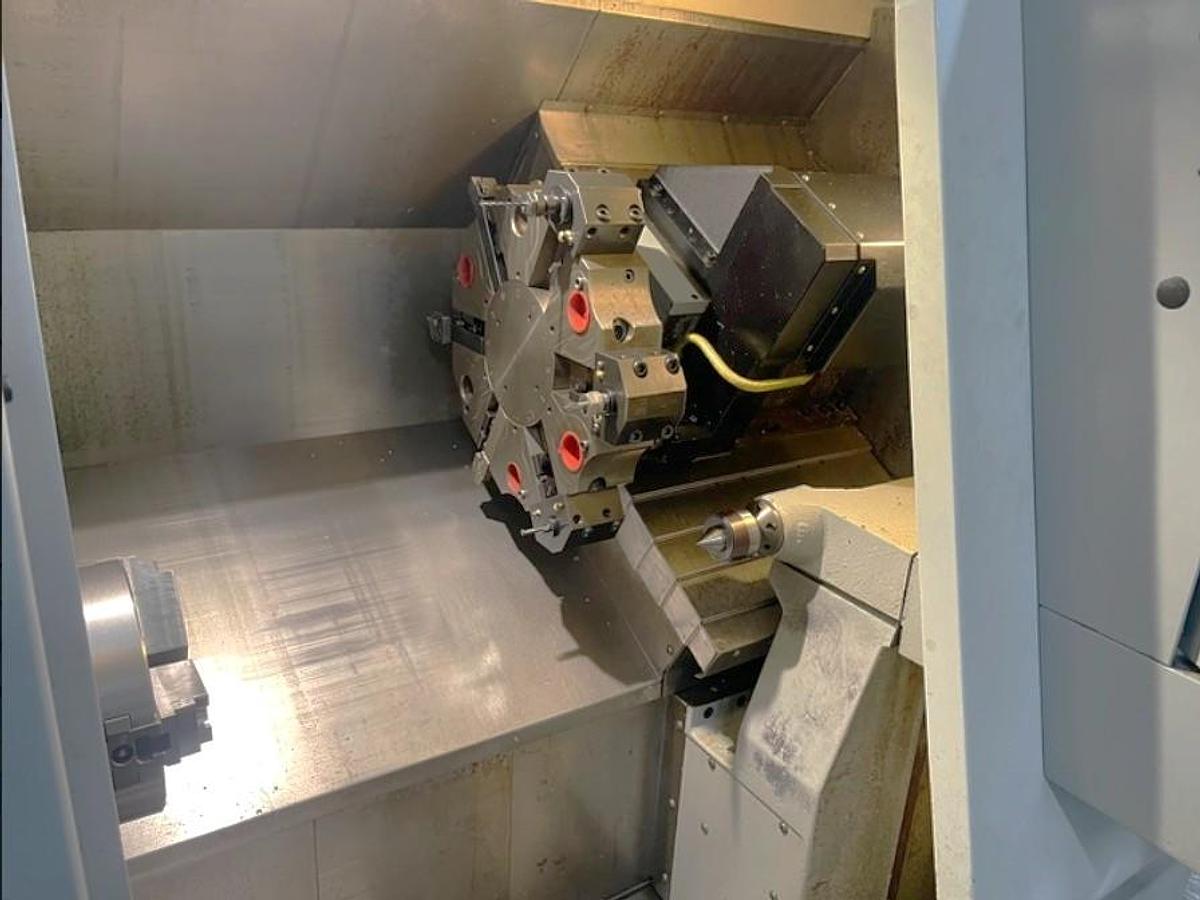 Used 2008 Haas SL-20T with Milling, Full C Axis, Tailstock, 8.3" Chuck, Chip Auger, 12 Pos. Turret, 2" Bar Capacity