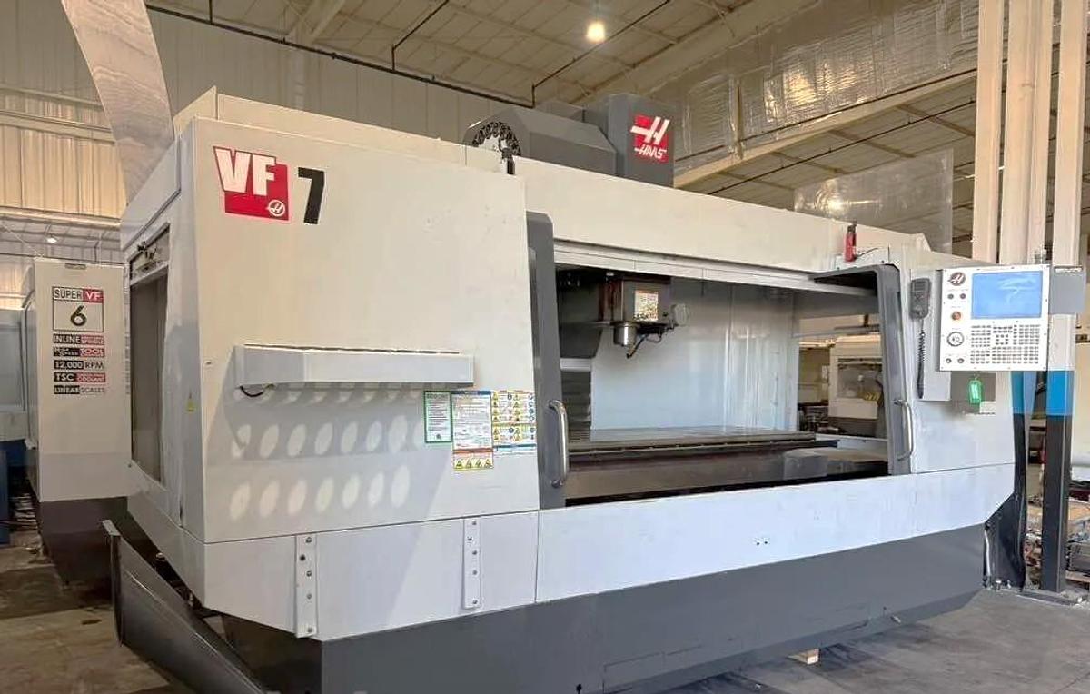 Used 2011 Haas VF-7/40, 24 Station Side Mounted ATC, 4th Axis Drive, TSC Prepped, High Speed Machining, 7500 RPM