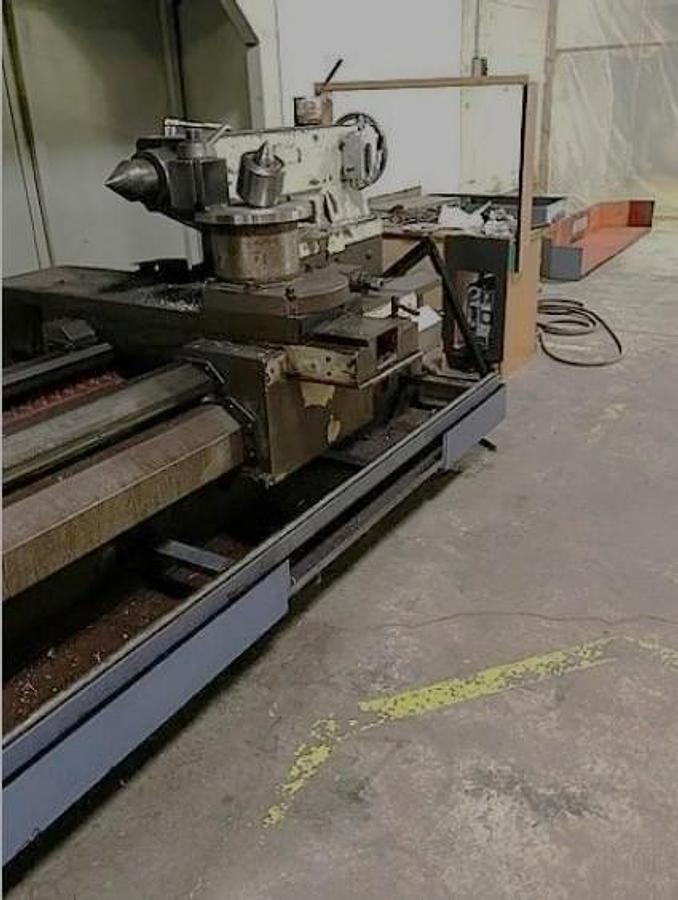 Used 1999 Hwacheon Mega 95/5000 with 197" CC, 9.05" Bar Capacity, 24" 3 Jaw Chuck, Tailstock, Tool Post