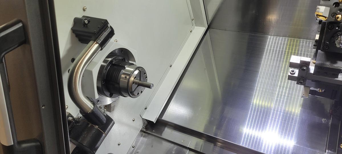 Used 2024 DN Solutions Lynx 2100LYB with C Axis, Y Axis, Milling, Parts Catcher, Chip Convey., Tool Presetter, Tailstock, Collet Chk.