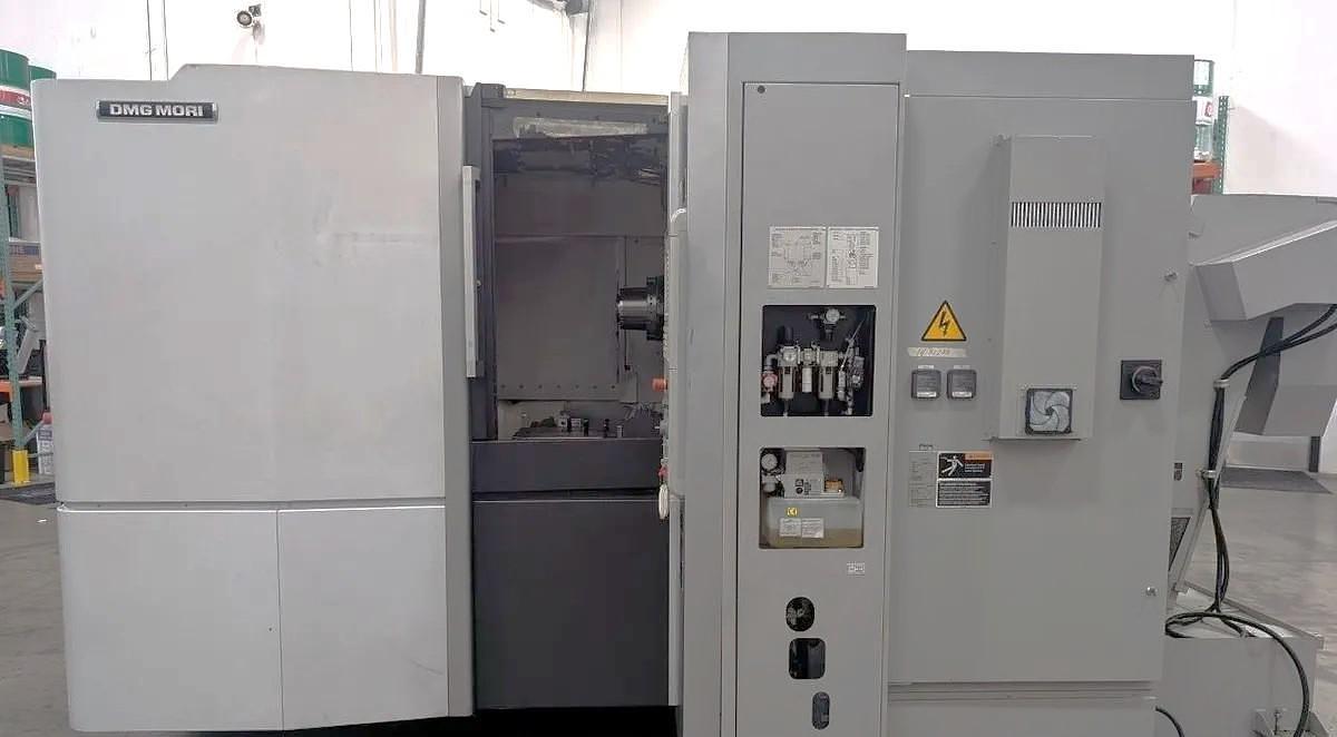 Used 2014 DMG Mori NHX4000 with 1 Degree Pallet Index, Chip Blaster Hi Press CTS, 12,000 RPM, 60 Station ATC, 12,000 RPM, Chip Conveyor