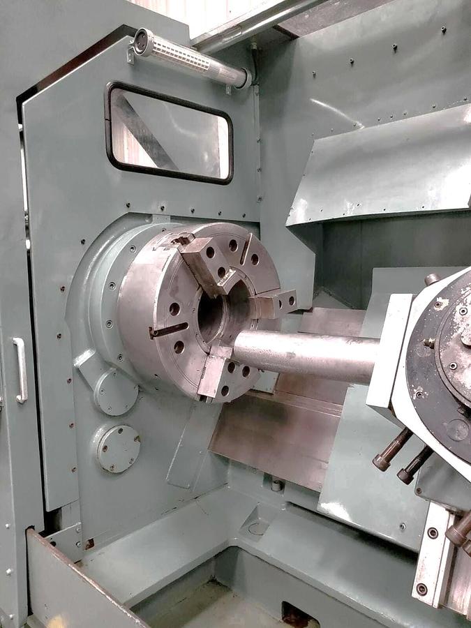 Used 1990 Mori Seiki SL-8B with Updated Fanuc 0i-TD Control, 24" 3 Jaw Hydraulic Chuck, 10.2" Spindle Bore