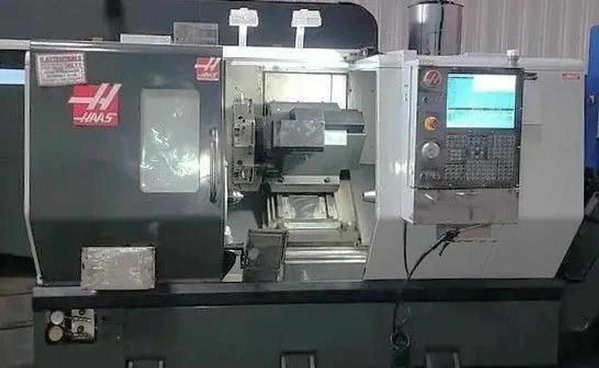 Used 2013 Haas ST-20Y with Y Axis, Live Milling, Parts Catcher, Chip Conveyor, Haas Barfeeder with Spindle Liners, Tailstock, 4800 Cut Hours