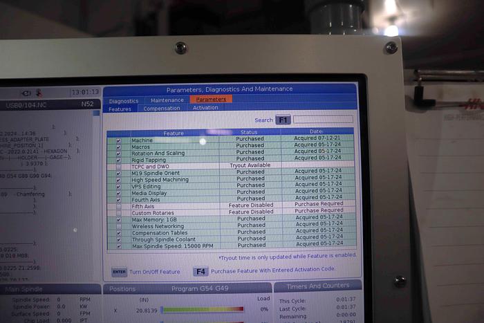 Used 2021 Haas VF4SS