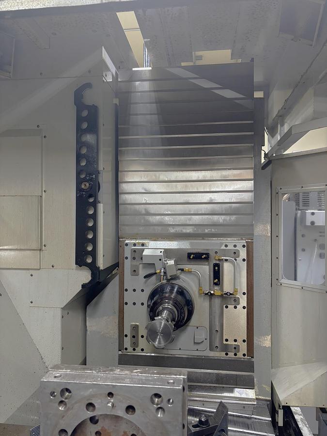 Used 2007 Haas EC-1600-4AX with Thru the Spindle Coolant, Built in 4th Axis Table, HRT210 Rotary Table as 5th Axis, Remote Jog Handle