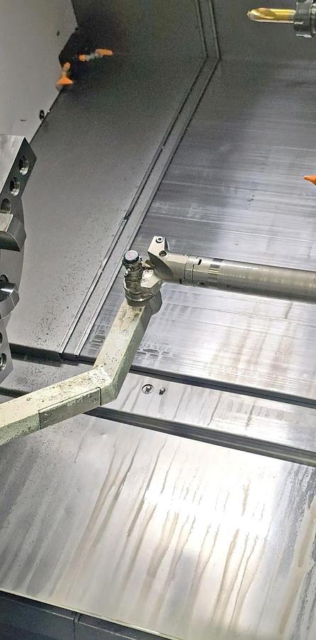 Used 2007 Mazak Nexus QTN 450-IIM/3000 with Full C Axis Spindle Rotation, Milling Capable, 18" Hyd Chuck, 6" Bar Capacity, 120" cc