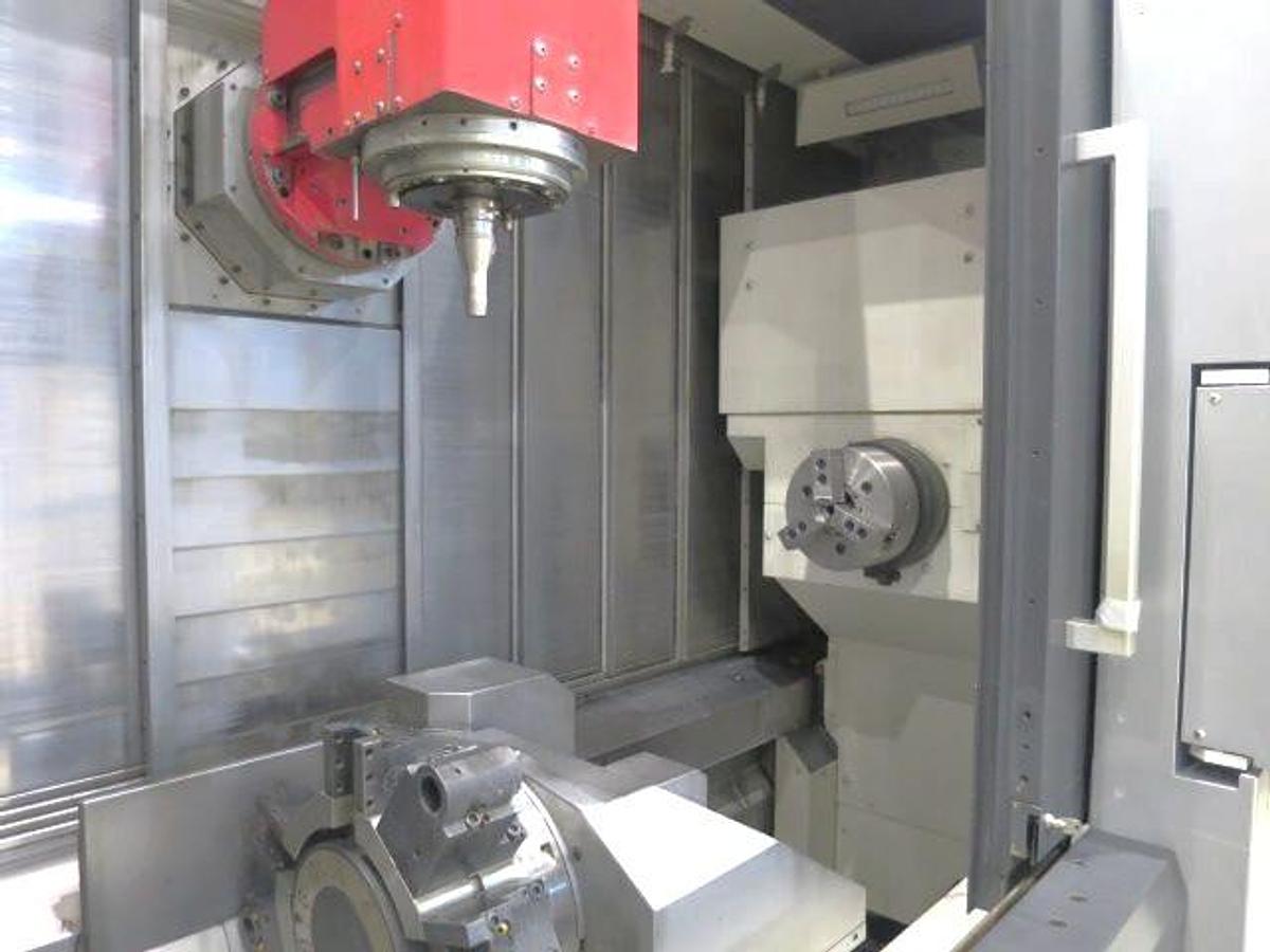 Used 2014 DMG Mori NTX2000-1500S Mill/Turn Center, Pendulum B Axis, Y Axis, Lower Turret, 8" Chucks Both Spindles, 76 Station ATC