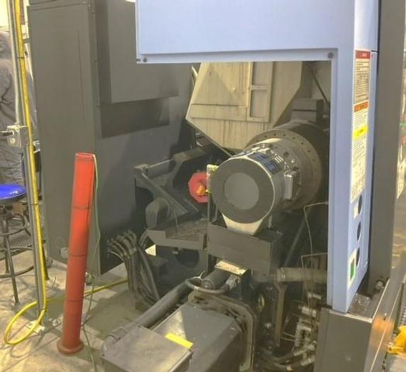 Used 2018 Doosan Puma 3100 2 Axis Lathe with 4" Bar Capacity, 12" Chuck, Chip Conveyor