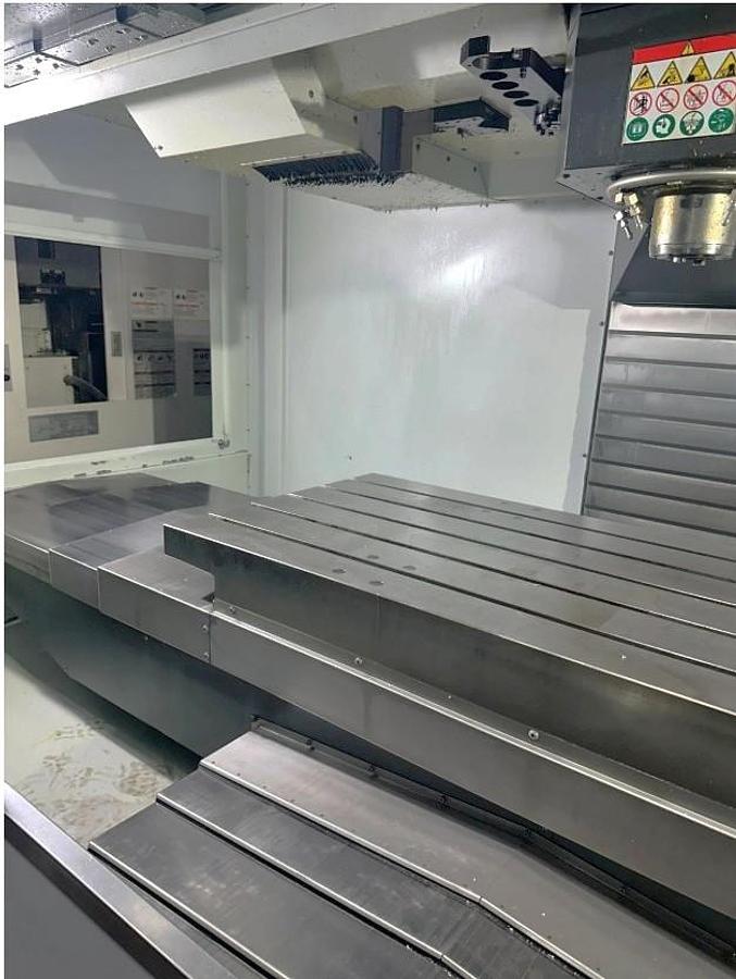 Used 2017 Haas VF-6SS with Haas HRT-310 4th Axis Table, Haas Probing Package, TSC - 1000 PSI, 24 Pos SMATC, Auger, 15k RPM, CT40 Taper