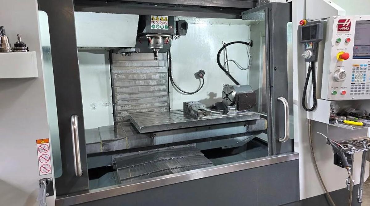 Used 2021 Haas VF3SS YT with Haas TH240 4th Axis Table, Coolant Thru Spindle, Haas Probing