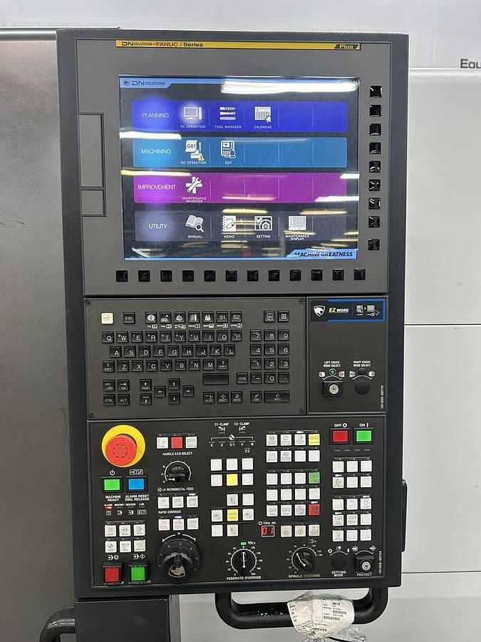 Used 2022 DN Solutions Puma 5100LC with 24.75" 4 Jaw Hyd. Chuck, 10.5" Spindle Bore, 82" Turn Length, Chip Conveyor, Tailstock