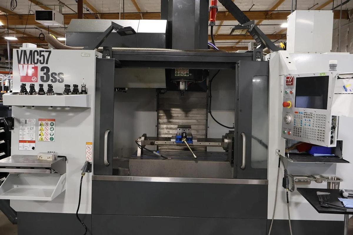 Used 2024 Haas VF-3SS with Haas HRT210 Rotary Tbl, Haas Probing, Coolant Thru Spindle, 30 ATC, Mist Condenser, High Spd Machining