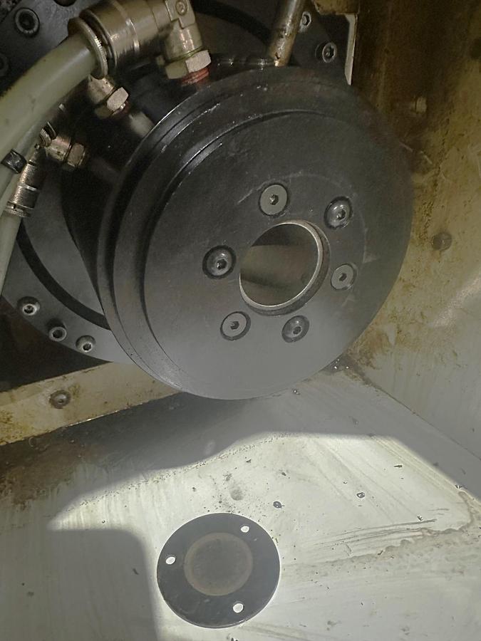 Used 2008 Haas GT-10 Chucker with 5" Chuck, 8 Station Turret, Coolant Tank & Pump, 