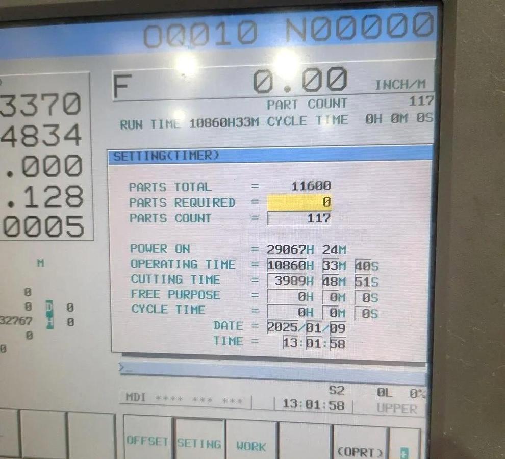 Used 2006 Doosan Puma MX2500ST 9 Axis Mill/Turn Center w/ Pendulum B Axis Head, Milling, Y Axis, Subspindle, Lower Turret