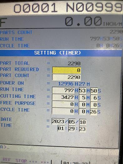 Used 2017 Visionwide SF3116 Bridge Style Machining Center