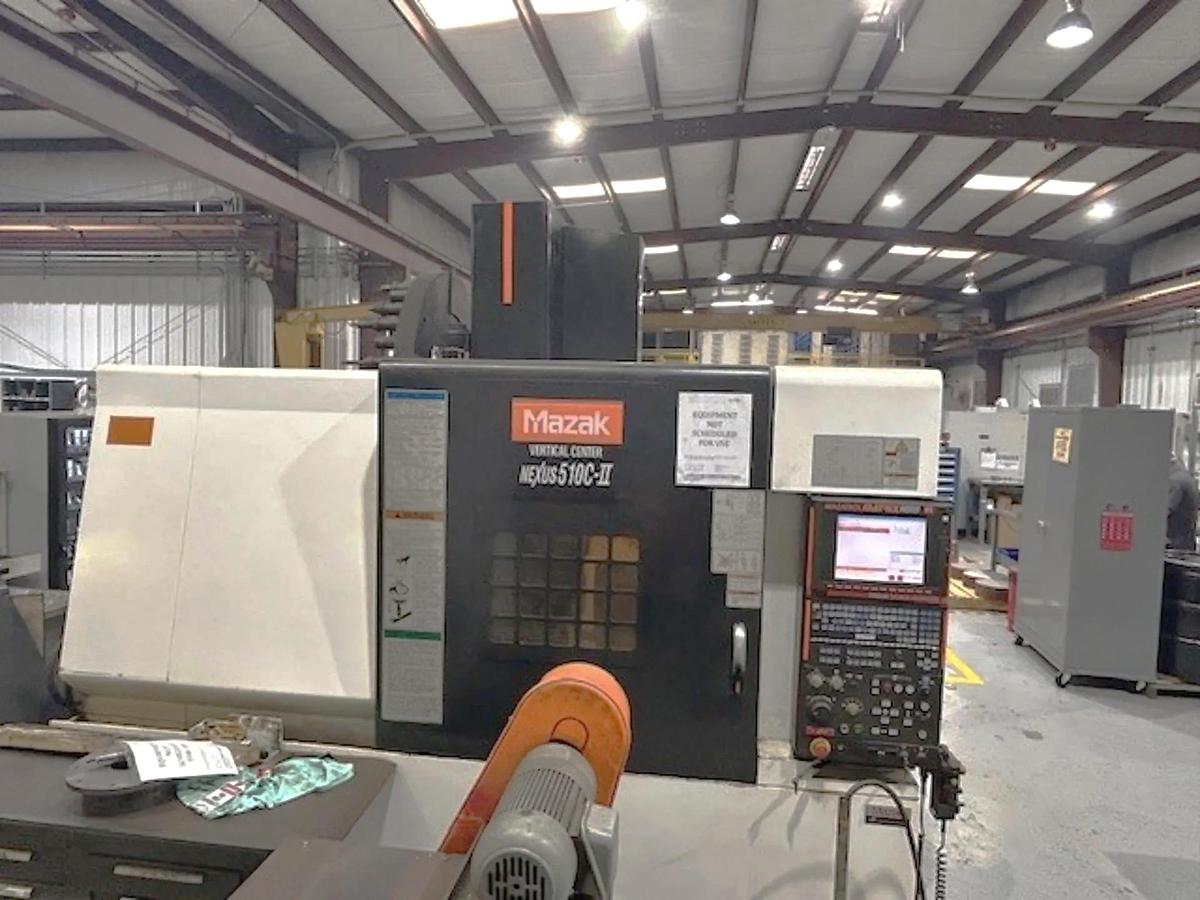 Used 2011 Mazak Nexus VCN 510C II with Tool Probing, 4th Axis Drive, Chip Conveyor, 30 Station ATC