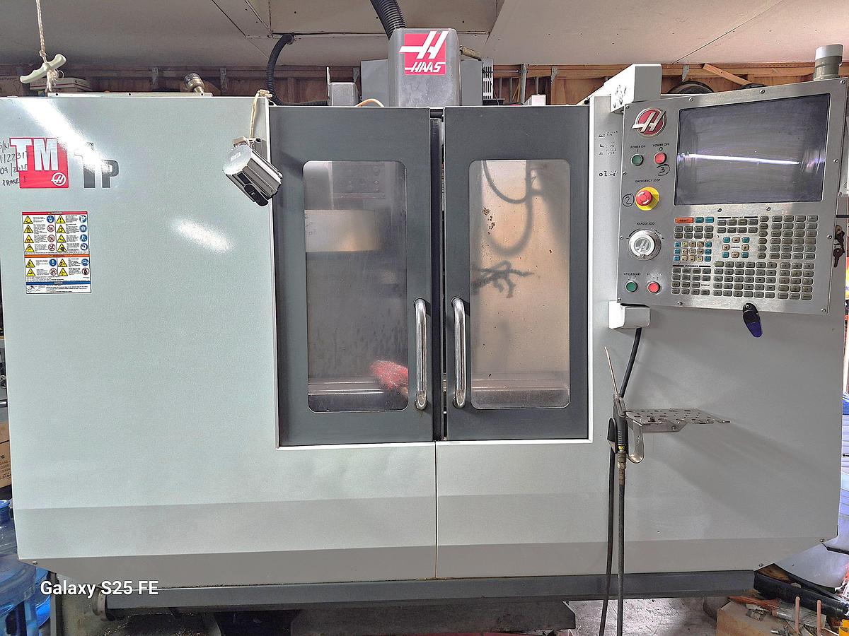 Used 2015 Haas TM-1P with 10 Station Tool Changer, Coolant, USB, Can be wired either single or three phase power