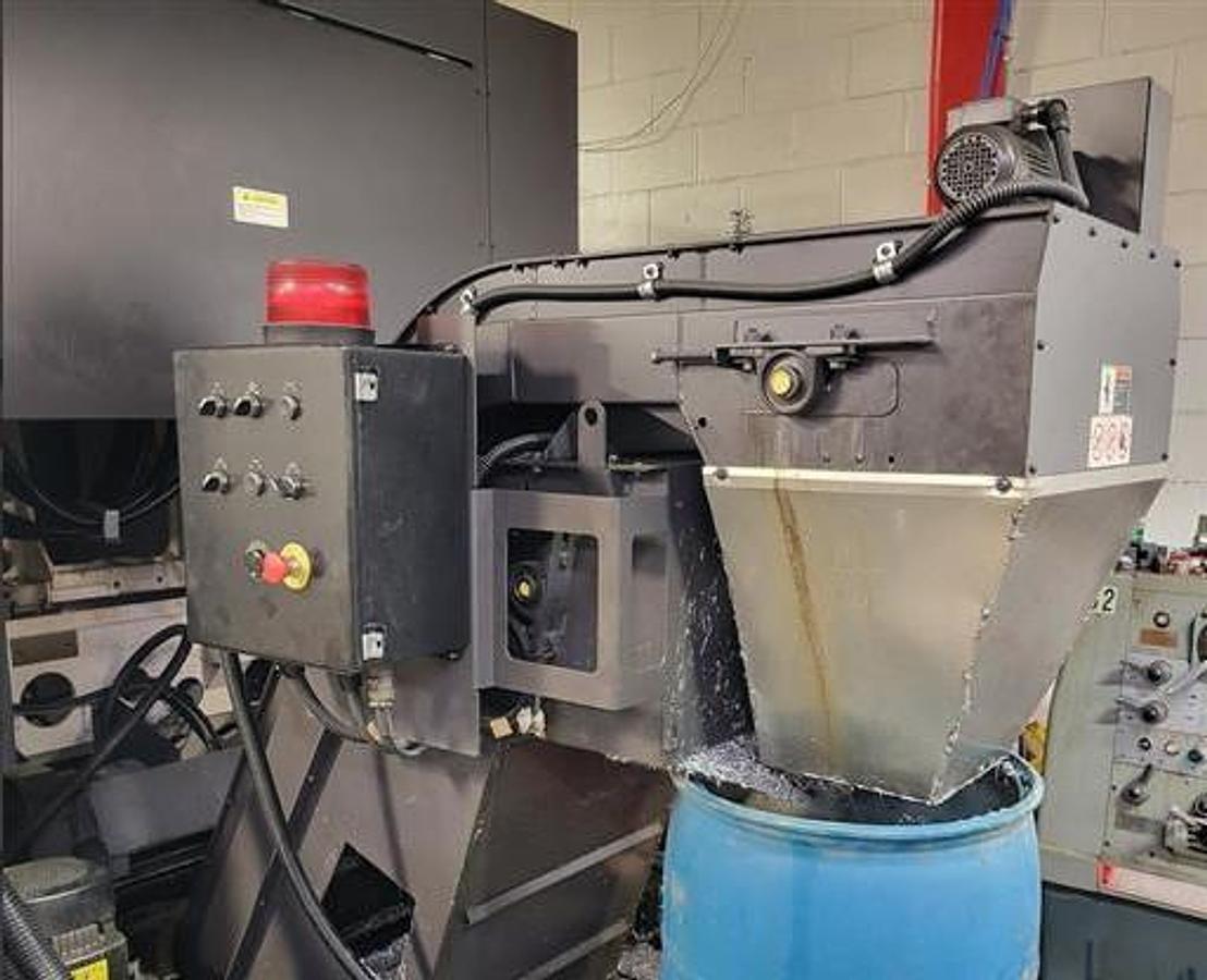 Used 2017 Okuma MB-4000H with 6 Station Rotary Pallet Changer, Full 4th Axis Rotary Tbl, 15k RPM, HSK63 Tpr., HPC, Probing, 64 Pos ATC