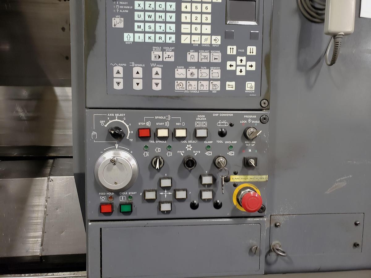 Used 1999 Mazak Integrex 200Y 5 Axis Mill/Turn Lathe with 10,000 RPM Mill Tools