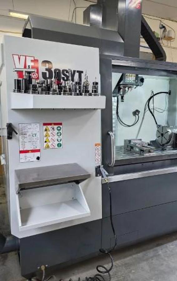 Used 2021 Haas VF3SS YT with Haas TH240 4th Axis Table, Coolant Thru Spindle, Haas Probing