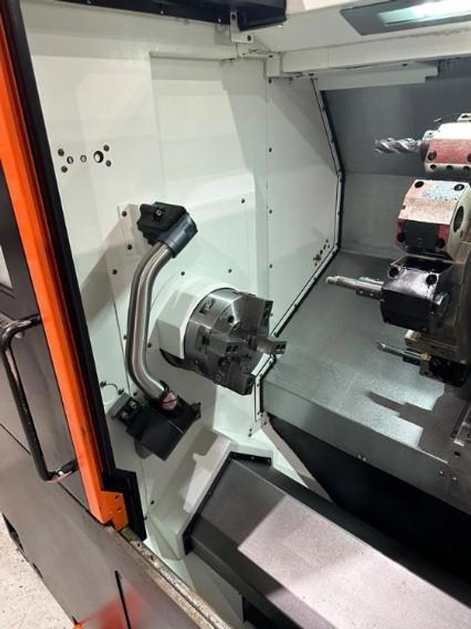 Used 2015 Mazak Quick Turn Universal 250, 8" Hyd Chuck, 2" Bar Capacity, Chip Conveyor, Tool Eye, Tailstock, Hi Pressure Coolant