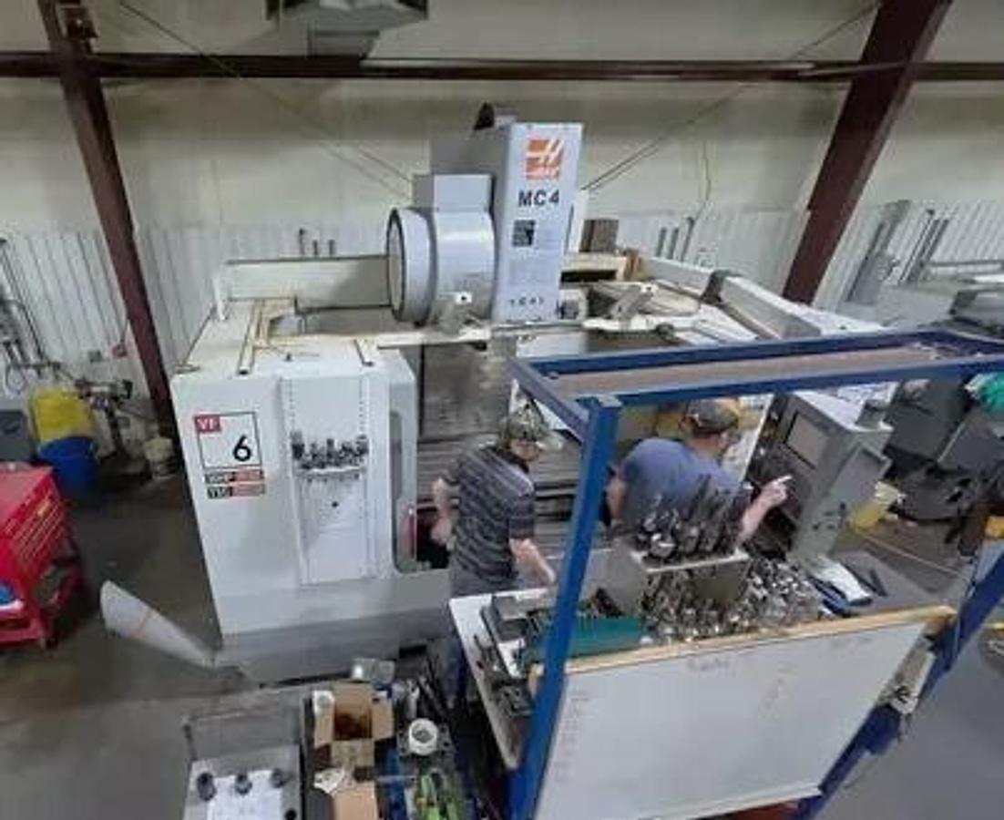 Used 2004 Haas VF-6D/40 with 7500 RPM Direct Drive, 24 Station Side Mounted ATC, TSC, Haas Probing, Hi Speed Machining