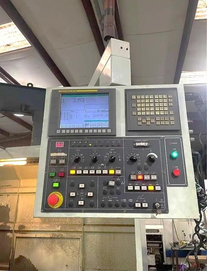 Used 2013 Takang LB40 x 1200 CNC Heavy Duty Lathe with 60" sw, 39.3" Max Cut Diam., 600 RPM, 6" Bore, 36" Chuck, 4 Pos. Trt., Fanuc