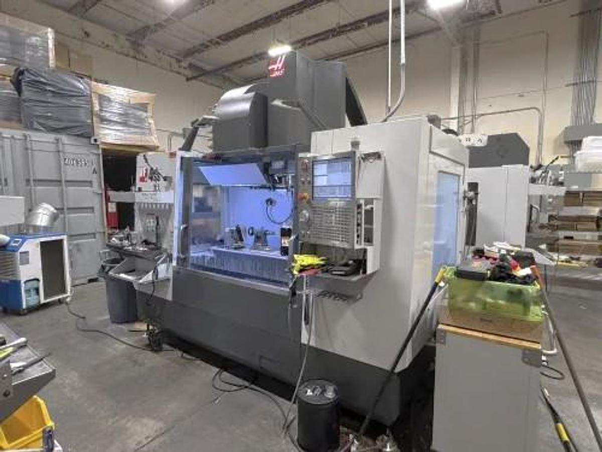 Used 2017 Haas VF4SS, 4th Axis Drive, Haas HRT210 Table, Cool. Thru Spdl., Haas Probing, 40 Pos. ATC