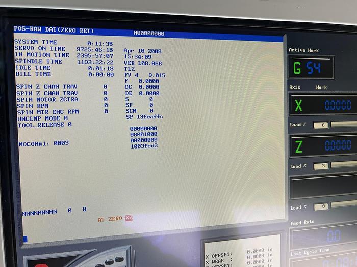 Used 2008 Haas TL-2 Big Bore - 3" Bar Capacity !!