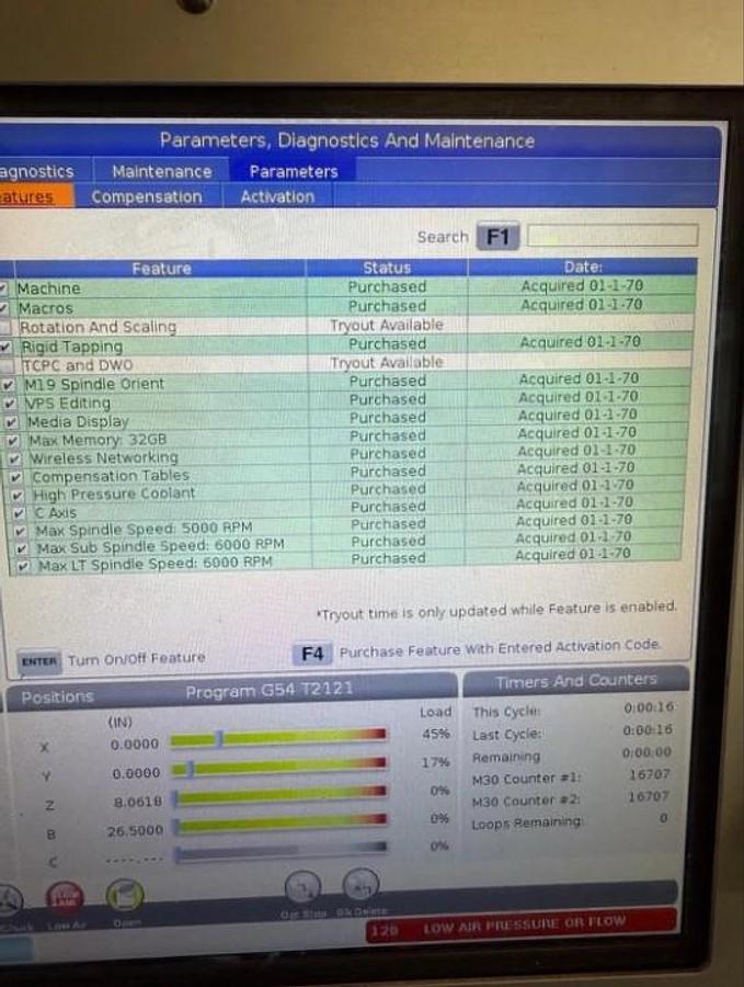 Used 2019 Haas ST-20Y with Subspindle, 6,000 RPM Milling, Y Axis, Barfeed, Chip Conveyor, Parts Catcher, High Press. Coolant
