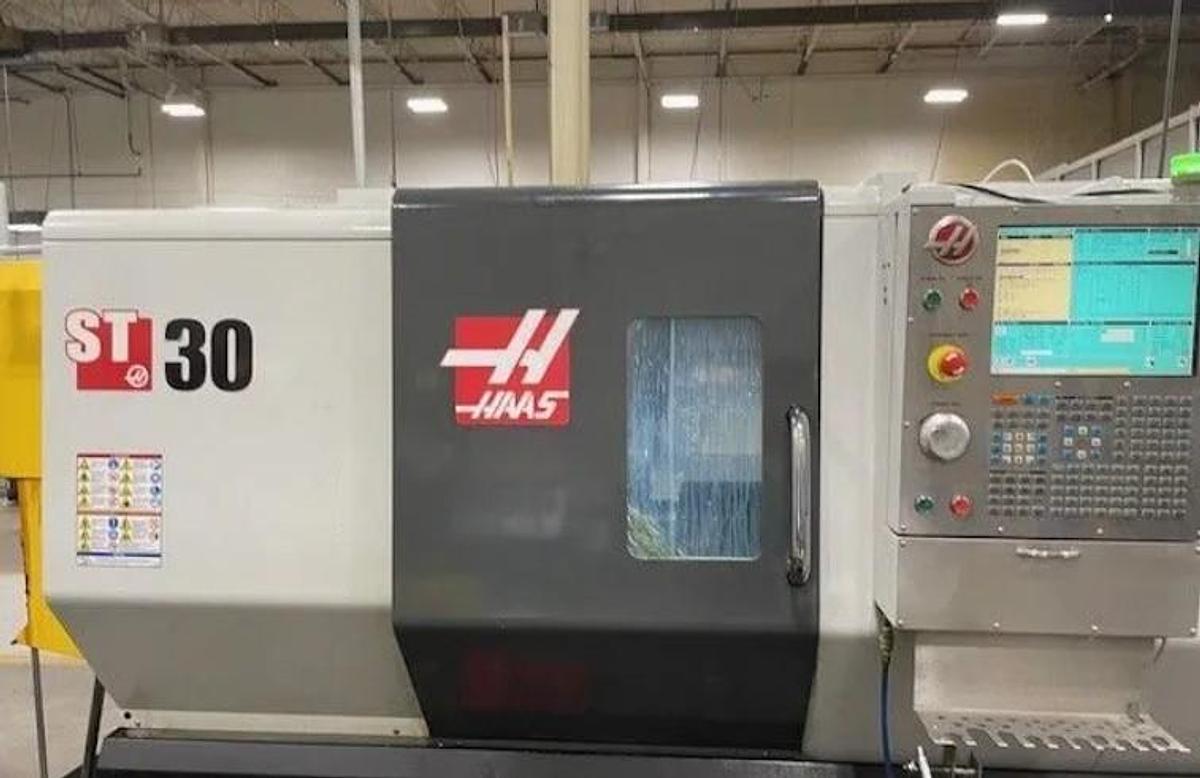 Used 2013 Haas ST-30 with Haas Barfeed, Tailstock, Tool Presetter, Chip Conveyor, High Pressure Coolant