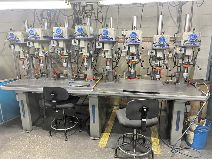 Used 2007 Clausing Clausing 15 (8) Spindle Drill Press