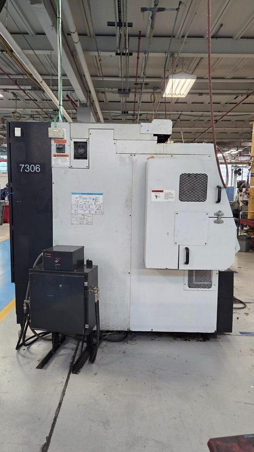 Used 2006 Mazak Nexus QTN 450-II/1200 with 18" Hyd Chk, Tailtock, Chip Conveyor, Toolsetter, 