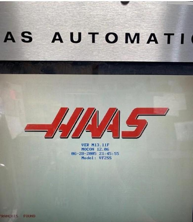 Used 2005 Haas VF2SS with 24 Pos. Side Mounted ATC, Prog. Coolant, Chip Auger, 12,000 RPM