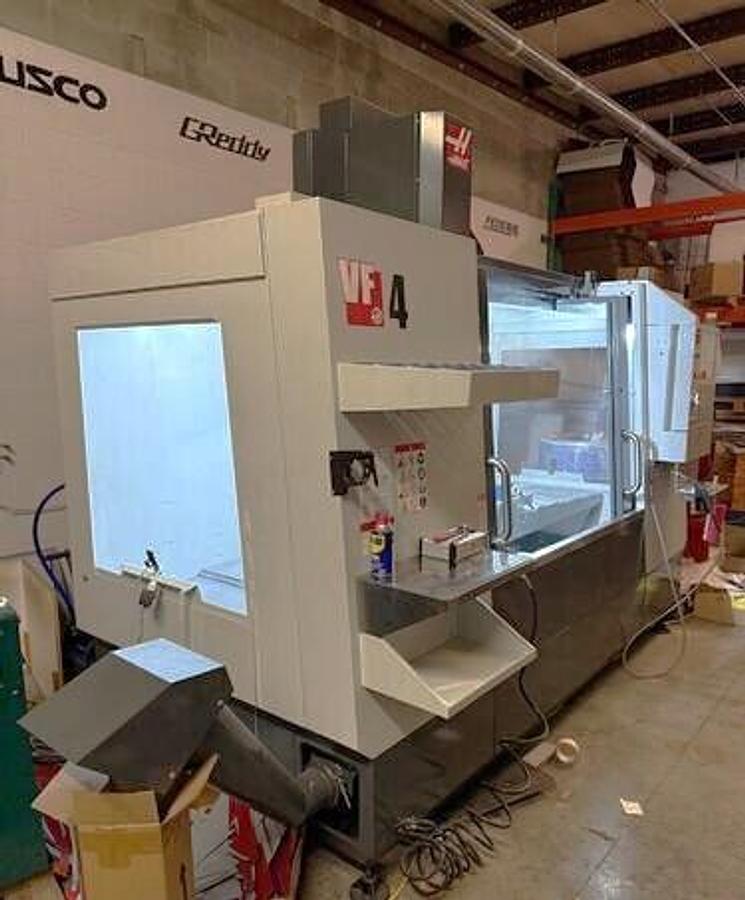 Used 2024 Haas VF-4 with /Part & Tool Probe, Coolant thru the Spindle ...