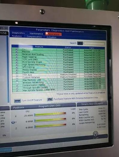 Used 2020 Haas VF-4SS