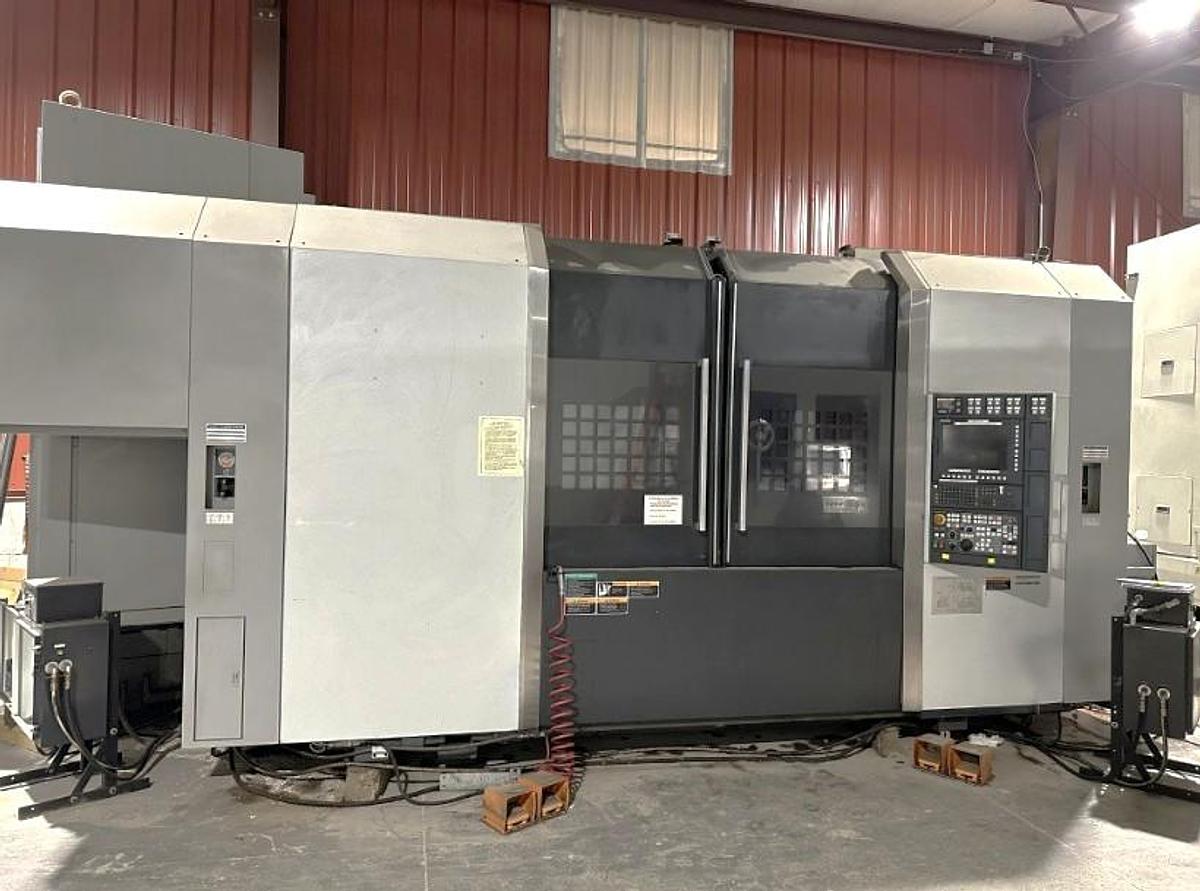Used 2007 Mori Seiki NT-4300/1500S w/ B Axis Pend. Head, C Axis-Both Spndls., Milling, Y Axis, 240 ATC, (2) 12" Chks, 3.5" Bar Cap