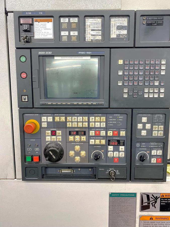 Used 2000 Mori Seiki ZL-150SMC