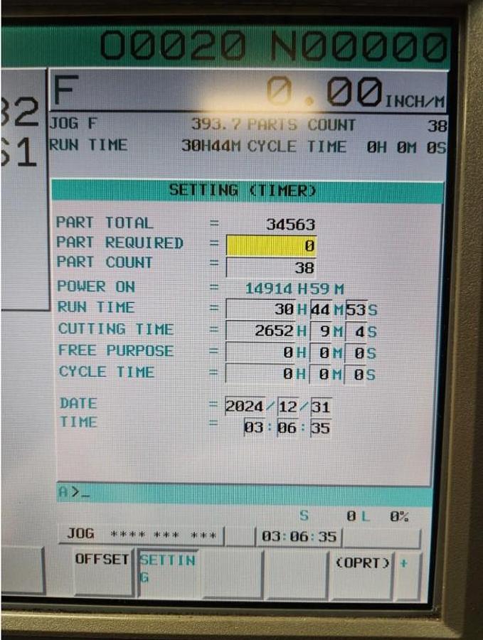 Used 2015 Ganesh GTW-3080 with 10" Spindle Bore