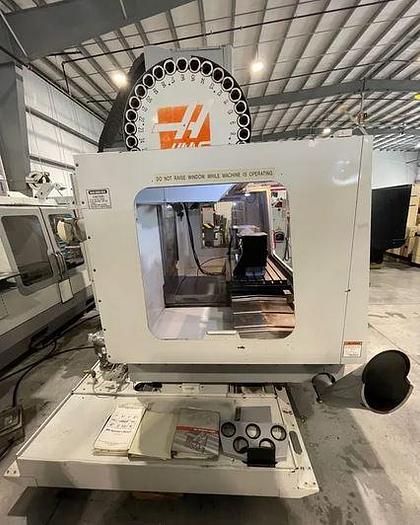 Used 2005 Haas VF5/50 VMC with 50 Taper, Haas 4/5th Axis Trunnion Table, Coolant Thru Spindle, Probing