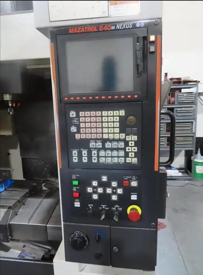 Used 2005 Mazak Nexus VCN-410A with Coolant Thru Spindle, Chip Conveyor, 30 Station Side Mounted ATC, 12,000 RPM