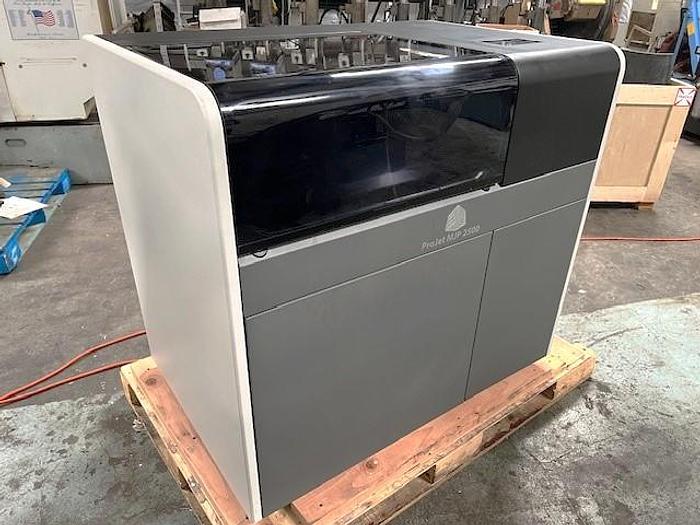 Used 2019 3D Systems ProJet MJP 2500 3D Printer with ProJet 2500 Model 1-A Finisher Oven