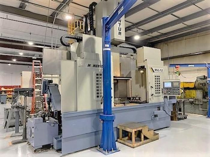 Used 2012 Momentum MVL-12 CNC VTL with milling, delivered new in 2018