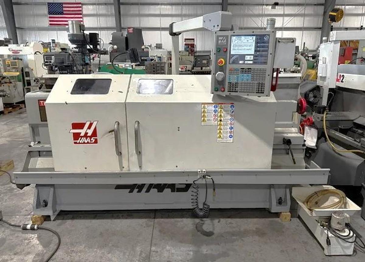 Used 2007 Haas TL-3 Rigid Tapping, Quick Code, Intuitive Programming, Wired for Brushless Barfeed, 12" 6-Jaw Manual Chuck