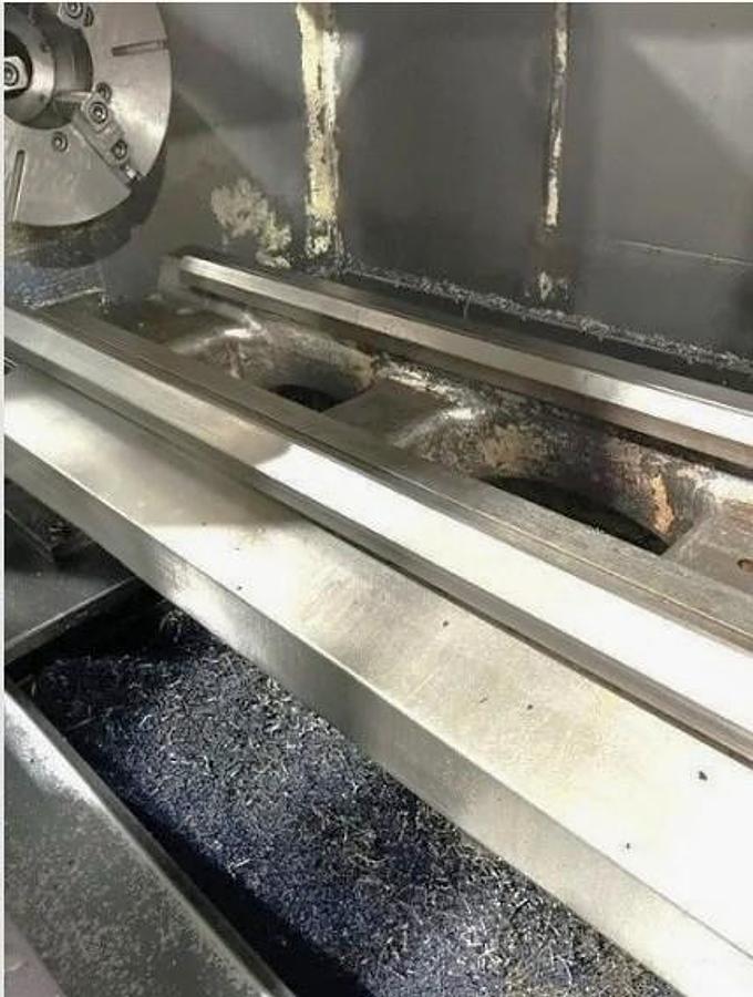 Used 1999 Hwacheon Mega 95/5000 with 197" CC, 9.05" Bar Capacity, 24" 3 Jaw Chuck, Tailstock, Tool Post