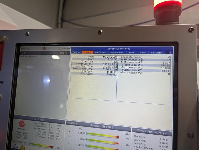 Used 2020 Haas VF5-SS