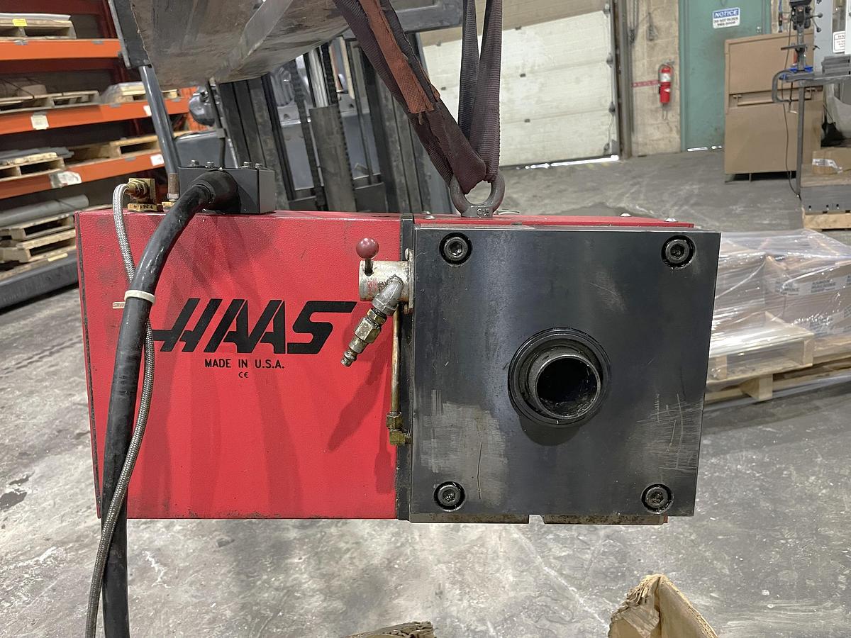 Used 2005 Haas HRT210 with Tailstock, Brush Type