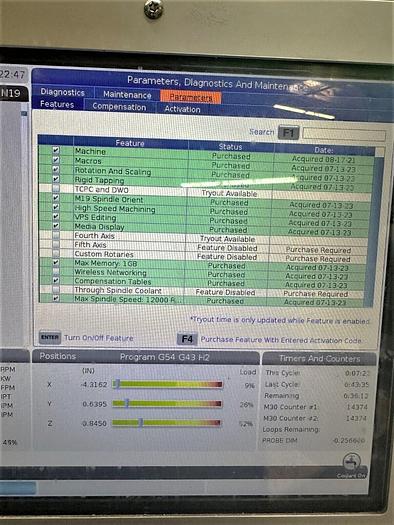 Used 2020 Haas VF4SS